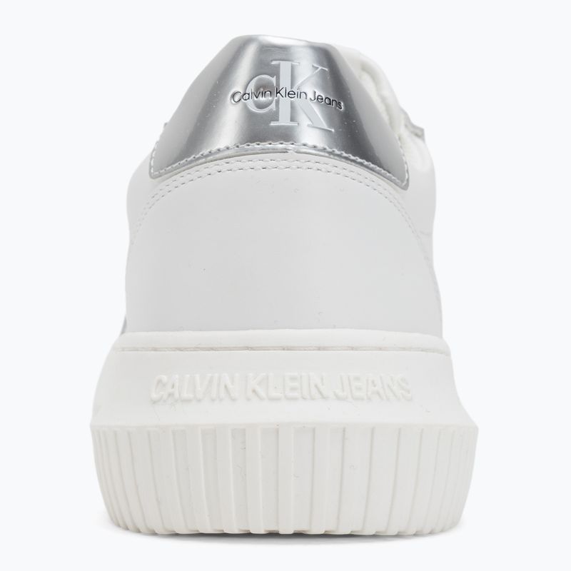 Calvin Klein дамски обувки YW0YW01224 Cupsole Mono Lth Wn white/silver 6