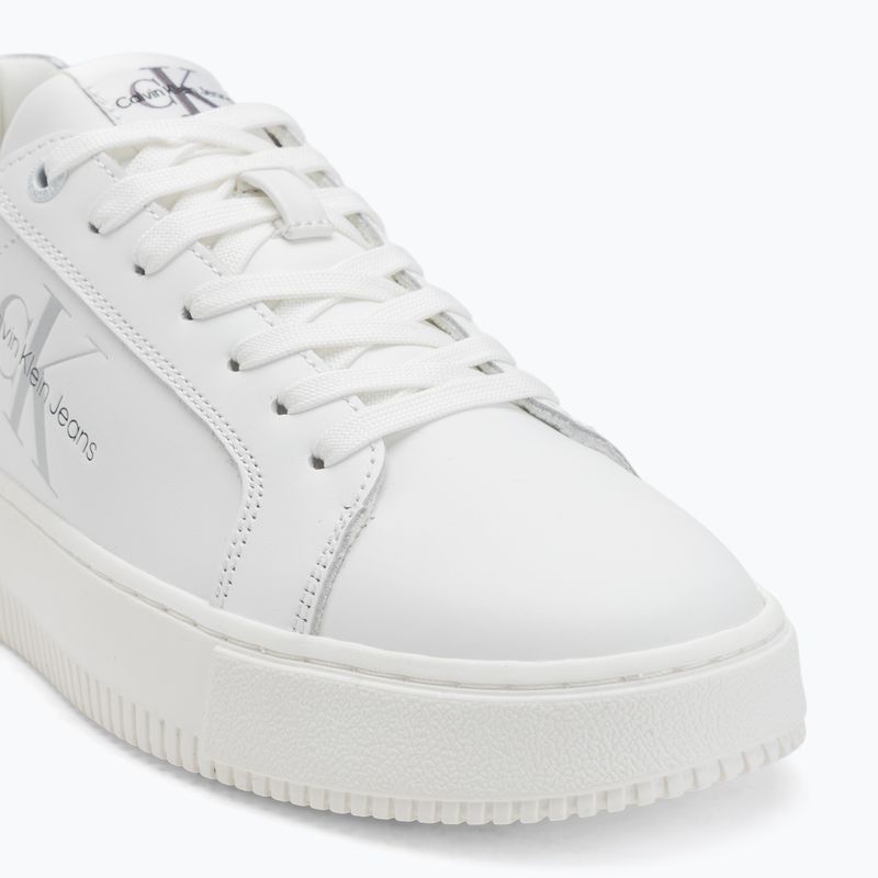 Calvin Klein дамски обувки YW0YW01224 Cupsole Mono Lth Wn white/silver 7