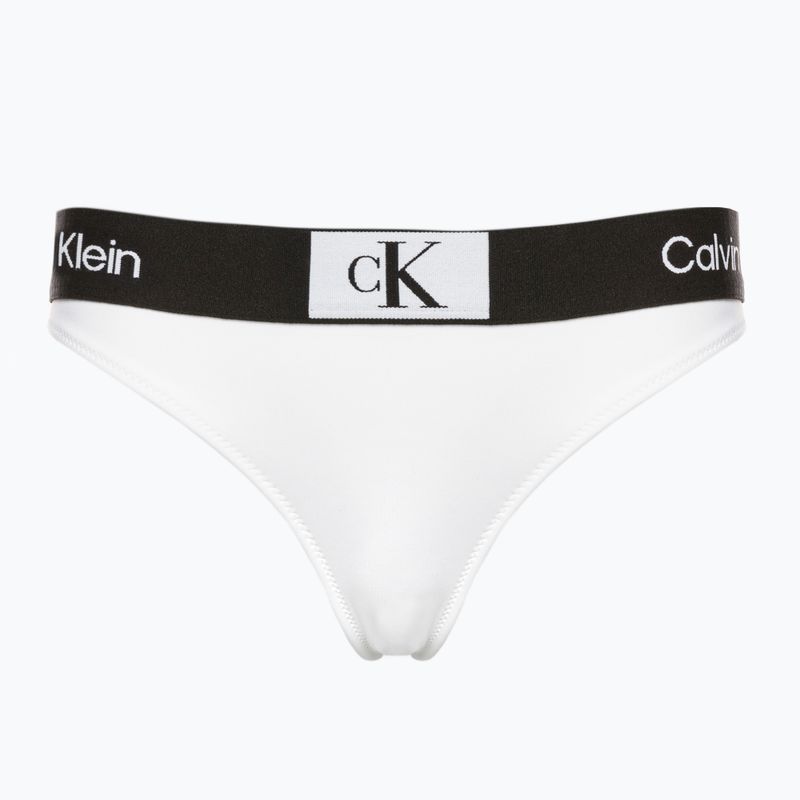 Calvin Klein Долна част на бански с ремъци YCD бяла