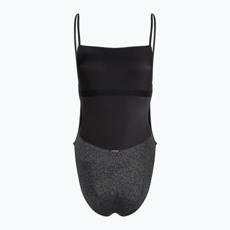 Дамски бански костюм от една част Calvin Klein One Piece Square Neckline black 2