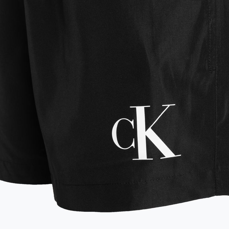 Мъжки къси бански шорти Calvin Klein Short Double Wb black 4