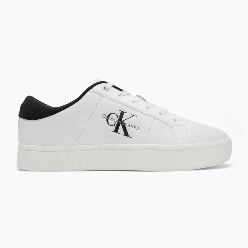 Calvin Klein дамски обувки YW0YW01444 Classic Cupsole Lowlaceup Lth Wn bright white/black 2