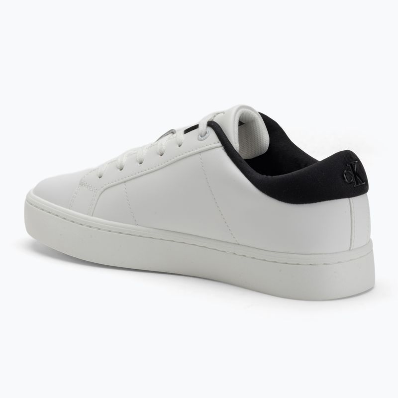 Calvin Klein дамски обувки YW0YW01444 Classic Cupsole Lowlaceup Lth Wn bright white/black 3