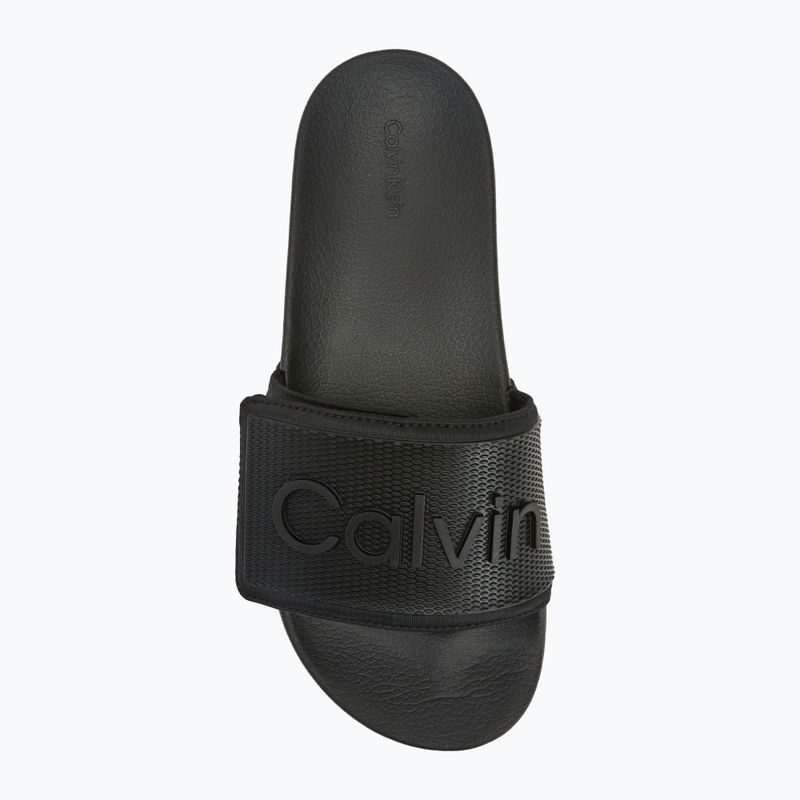 Мъжки чехли Calvin Klein HM0HM01437 Adj Pool Slide TPU black 5