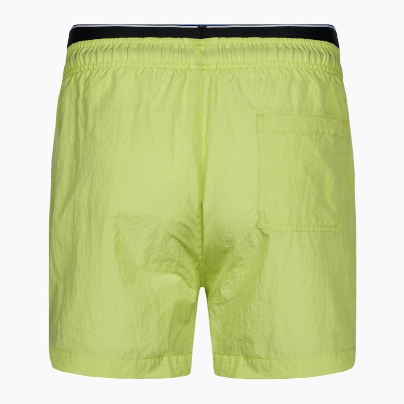 Мъжки бански шорти Calvin Klein Medium Double WB sharp green 2