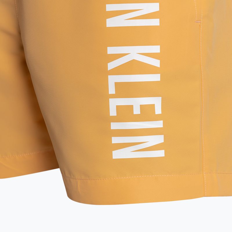 Мъжки къси панталони за плуване Calvin Klein Medium Drawstring buff orange 4