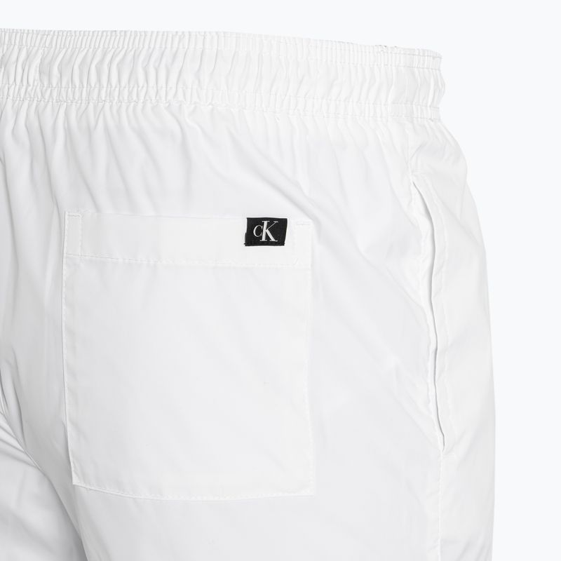 Мъжки къси бански шорти Calvin Klein Short Drawstring classic white 4