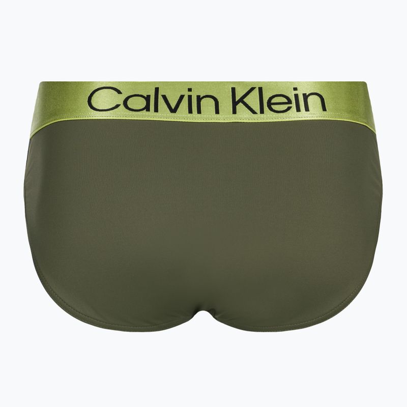Мъжки слипове за плуване Calvin Klein Brief green 2