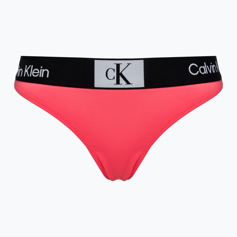 Calvin Klein Горнище на бански с ремъци calypso coral