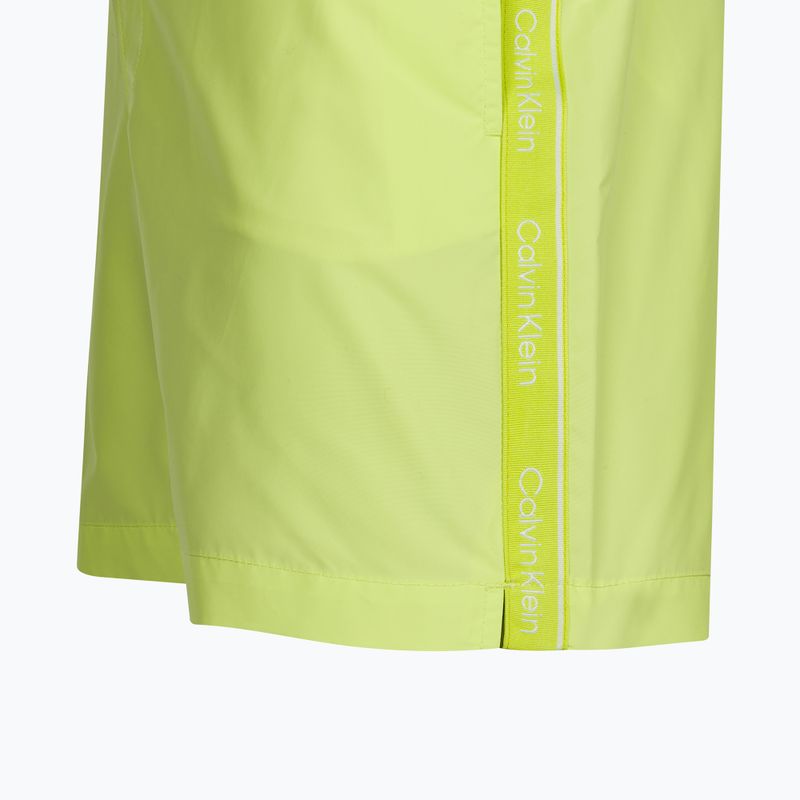 Мъжки къси панталони за плуване Calvin Klein Medium Drawstring sunny lime 3