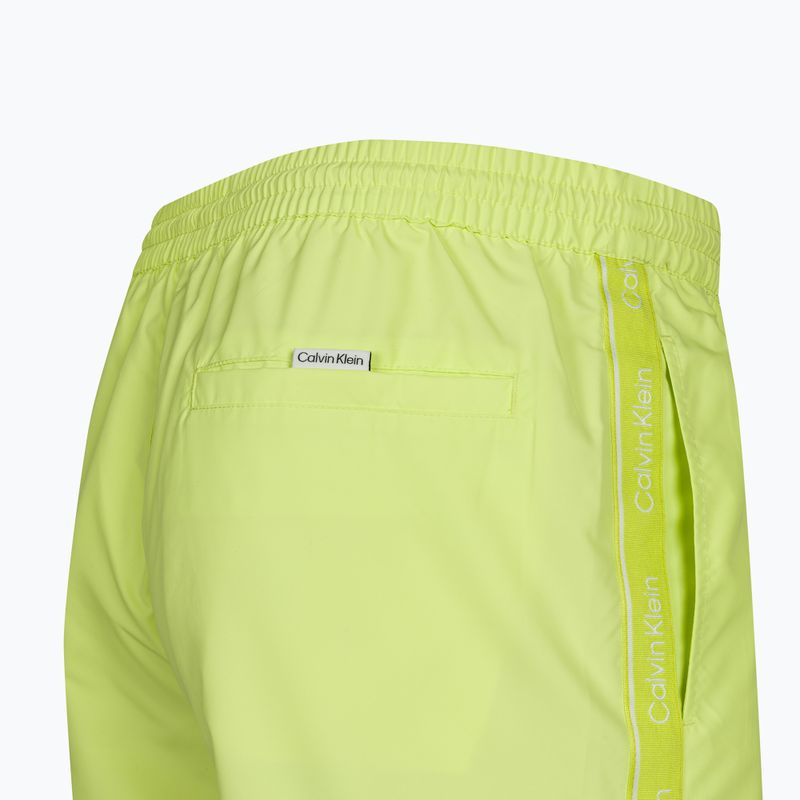 Мъжки къси панталони за плуване Calvin Klein Medium Drawstring sunny lime 4