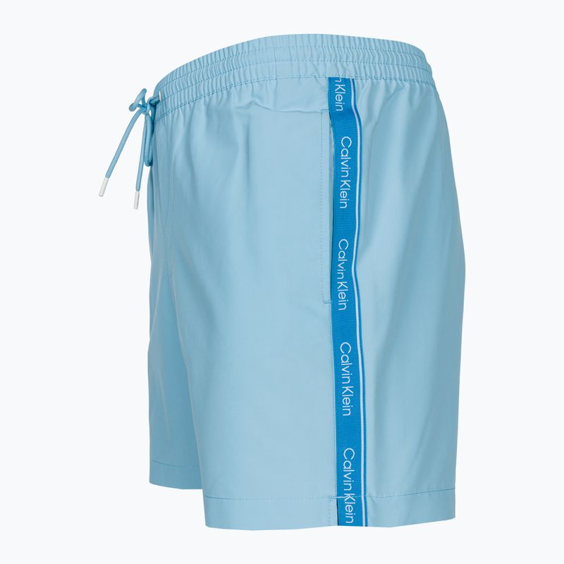 Мъжки къси панталони за плуване Calvin Klein Medium Drawstring pleasant blue 3