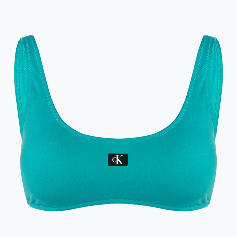 Calvin Klein Bralette-RP Горнище на бански костюм синьо океанско