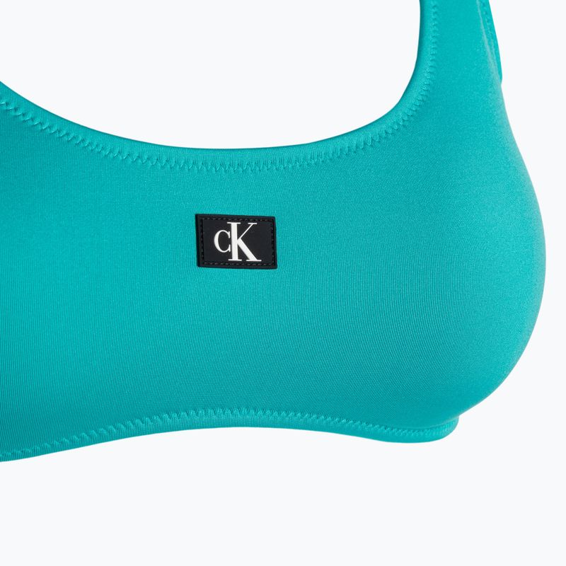 Calvin Klein Bralette-RP Горнище на бански костюм синьо океанско 3