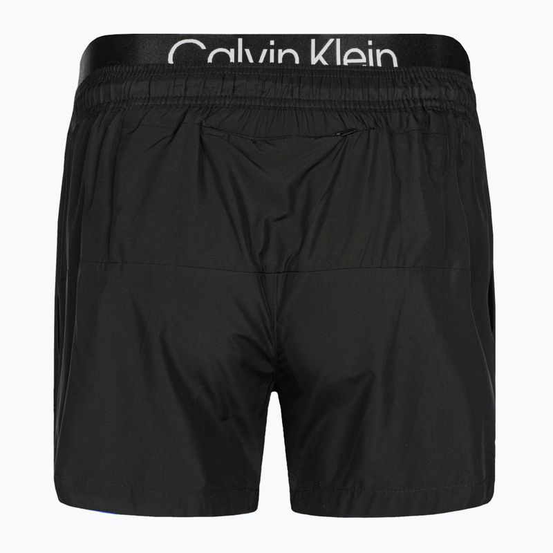 Мъжки къси бански Calvin Klein Short Double Waist Band черни 2