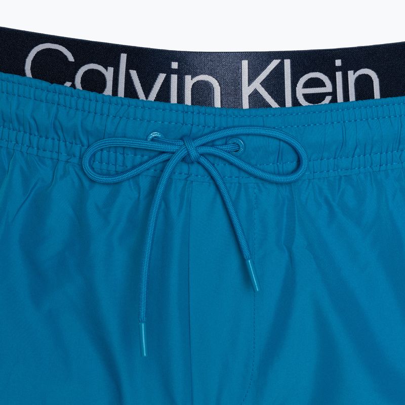 Мъжки къси бански Calvin Klein с двоен колан ocean hue 3