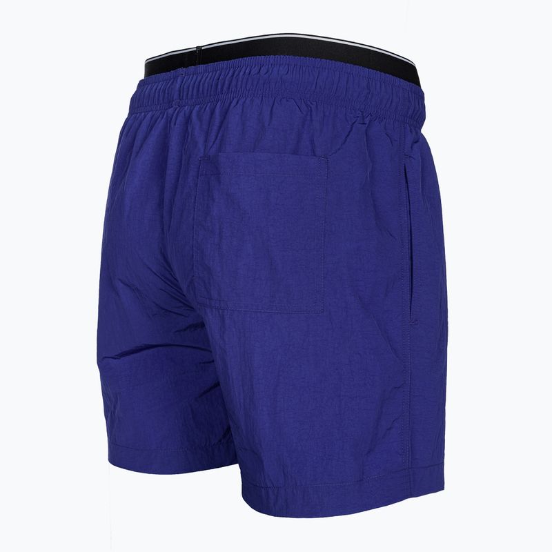 Мъжки къси панталони за плуване Calvin Klein Medium Double WB midnight lagoon 4