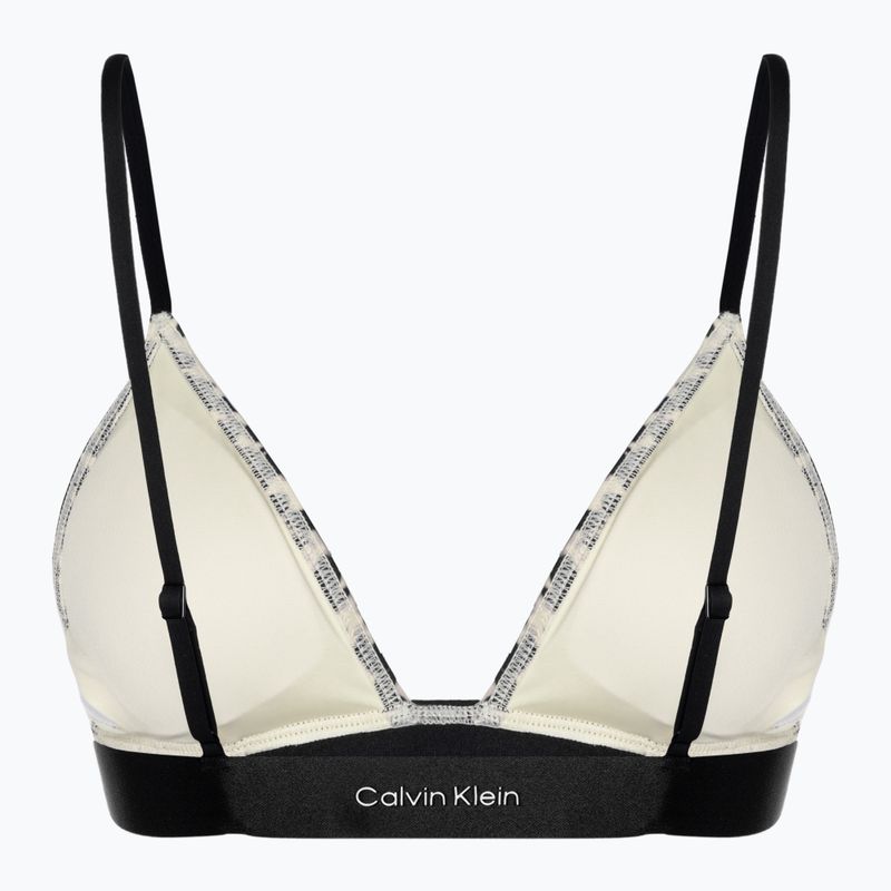 Calvin Klein Триъгълник-RP Печат размазан горнище на бански костюм с животни 2
