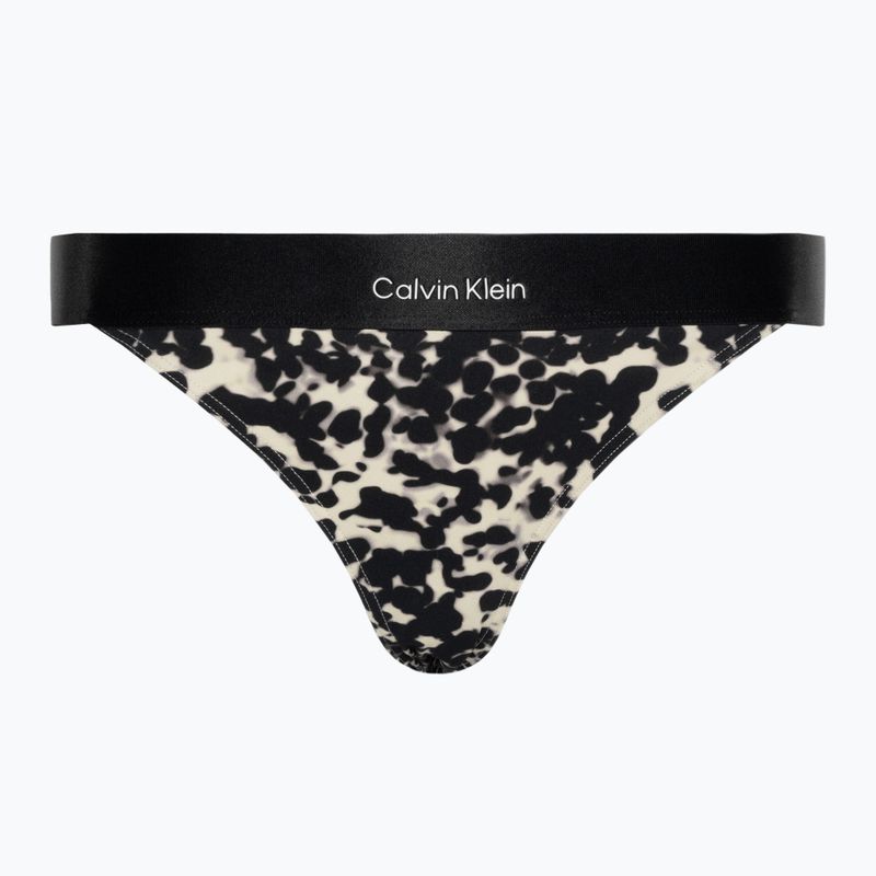 Calvin Klein Cheeky Bikini Печат размазано долнище на бански костюм с животни