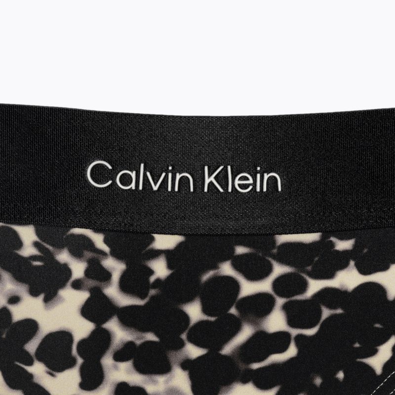 Calvin Klein Cheeky Bikini Печат размазано долнище на бански костюм с животни 3