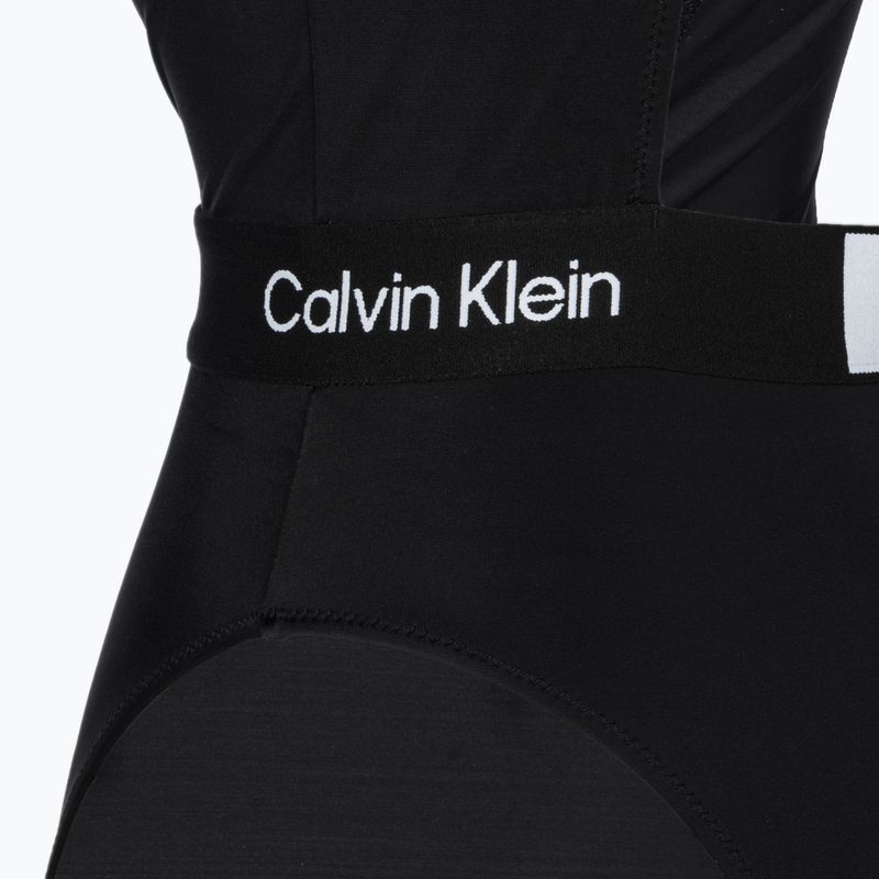 Дамски бански костюм от една част Calvin Klein Cut Out One Piece-RP black 3