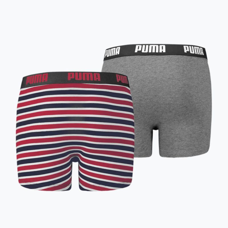 Детски боксерки PUMA Printed Basic 2 чифта ribbon red 2