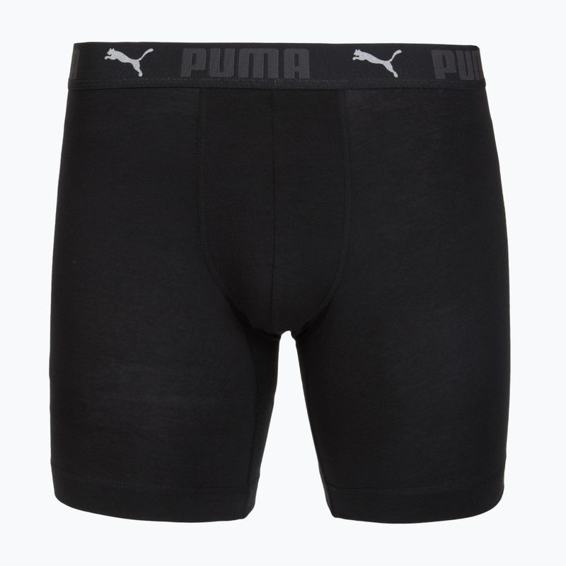 Мъжки боксерки Cotton Long 2 pack black 2