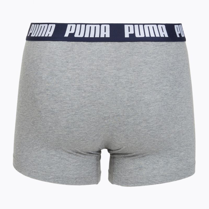 Мъжки боксерки PUMA Everyday Basic 2 чифта navy/grey 3