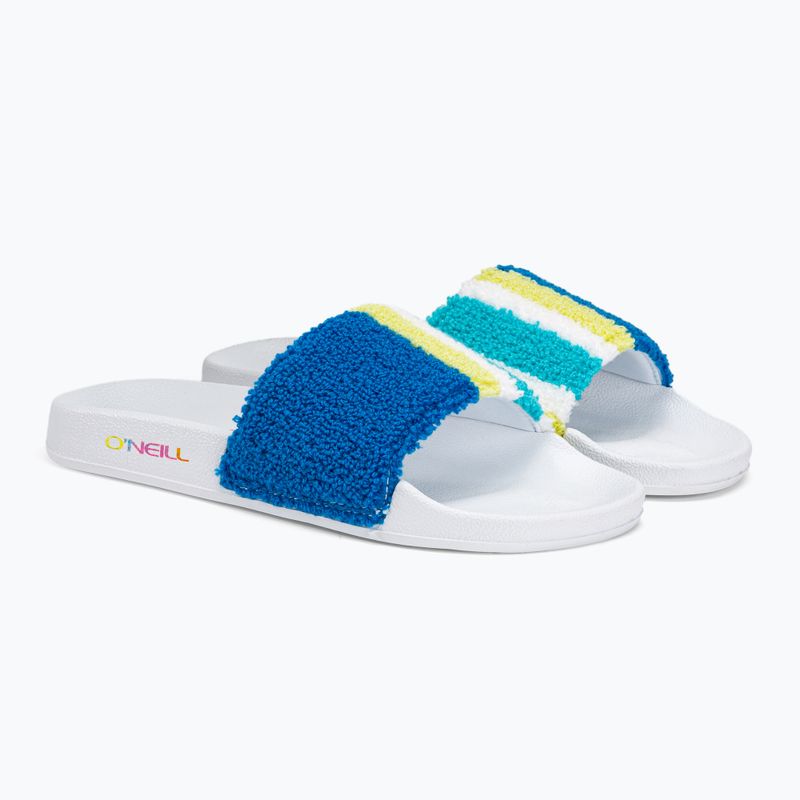 Дамски джапанки O'Neill Brights Slides blue towel stripe 4