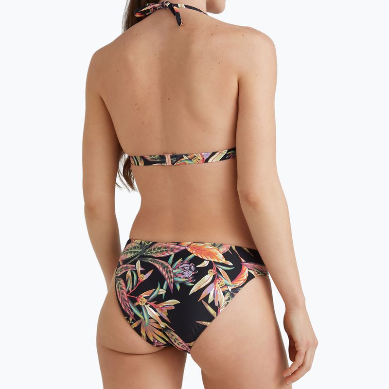 Дамски бански костюм от две части O'Neill Marga Rita Bikini black tropical flower 4
