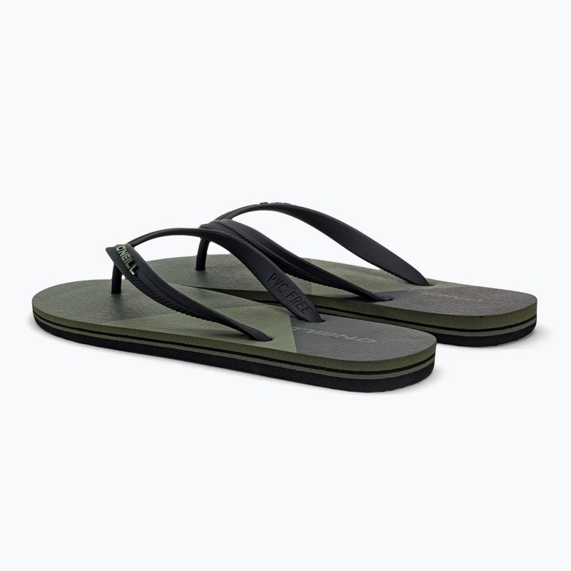 Мъжки джапанки O'Neill Profile Color Block deep lichen green 3