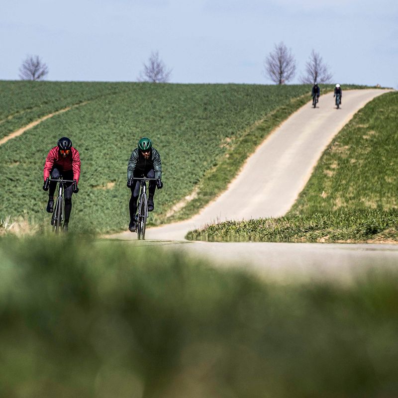 Мъжко яке за колоездене Rogelli Essential Winter bordeaux 8