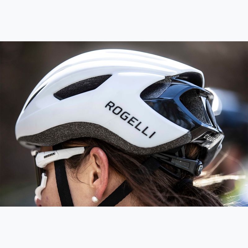 Велосипедна каска Rogelli Cuora white/black 16