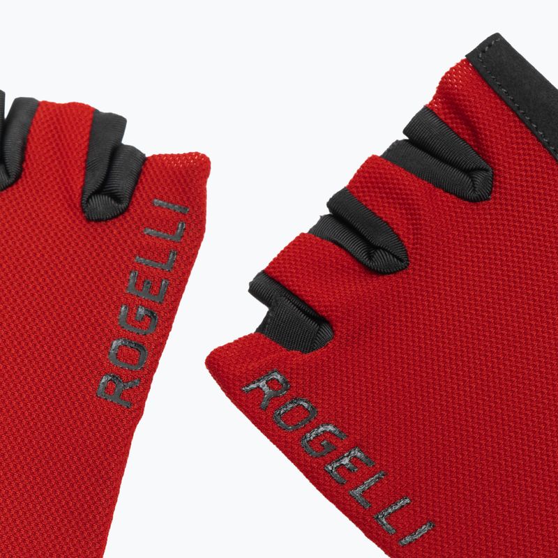 Мъжки ръкавици за колоездене Rogelli Core red 4