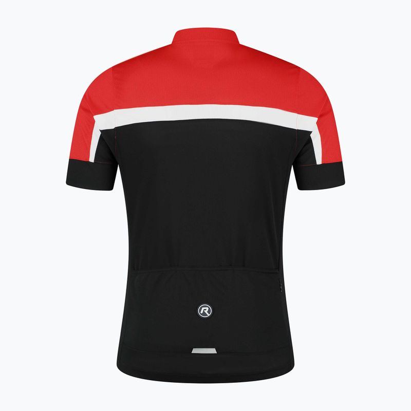 Мъжка колоездачна тениска Rogelli Course black/red/white 4