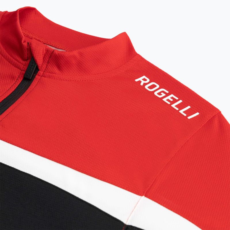 Мъжка колоездачна тениска Rogelli Course black/red/white 5
