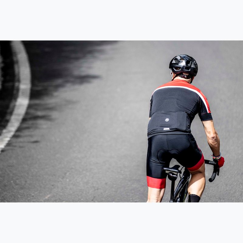 Мъжка колоездачна тениска Rogelli Course black/red/white 8