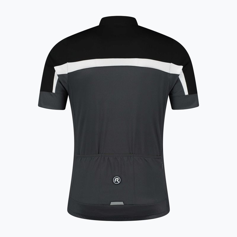 Мъжка колоездачна тениска Rogelli Course black/grey/white 4