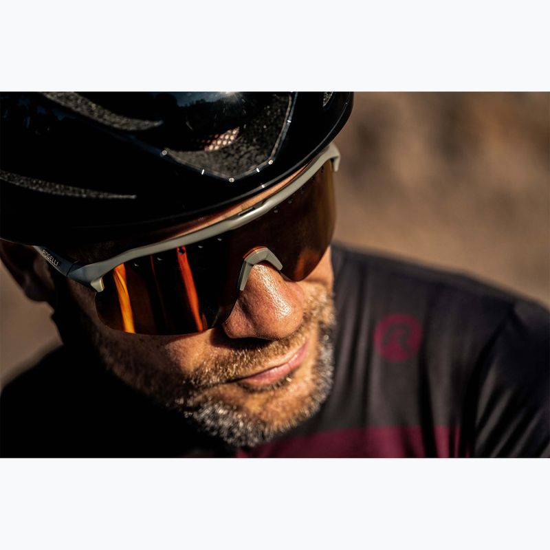 Слънчеви очила Rogelli Ventro Polarized grey/bordeaux/red revo 5
