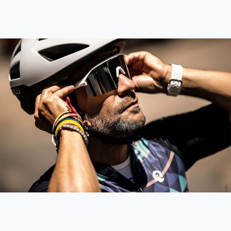 Слънчеви очила Rogelli Ventro Polarized white/taupe/brown platinum revo 4