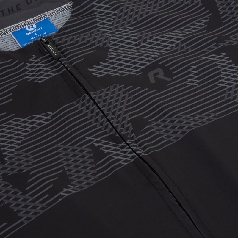 Мъжка тениска за колоездене Rogelli Camo Jersey black/grey 3