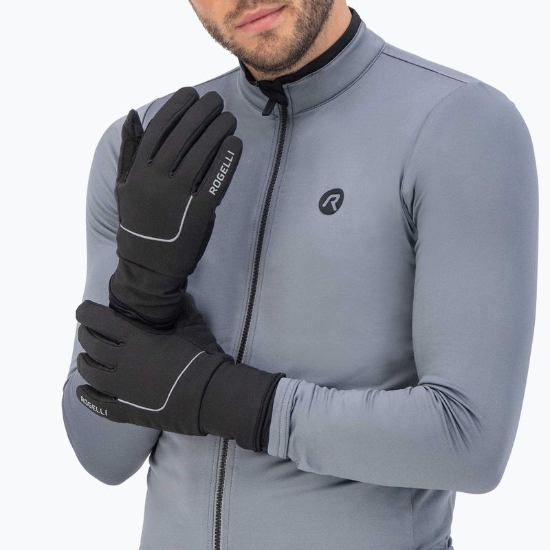 Мъжки ръкавици за колоездене Rogelli Essential Winter Waterproop black 2