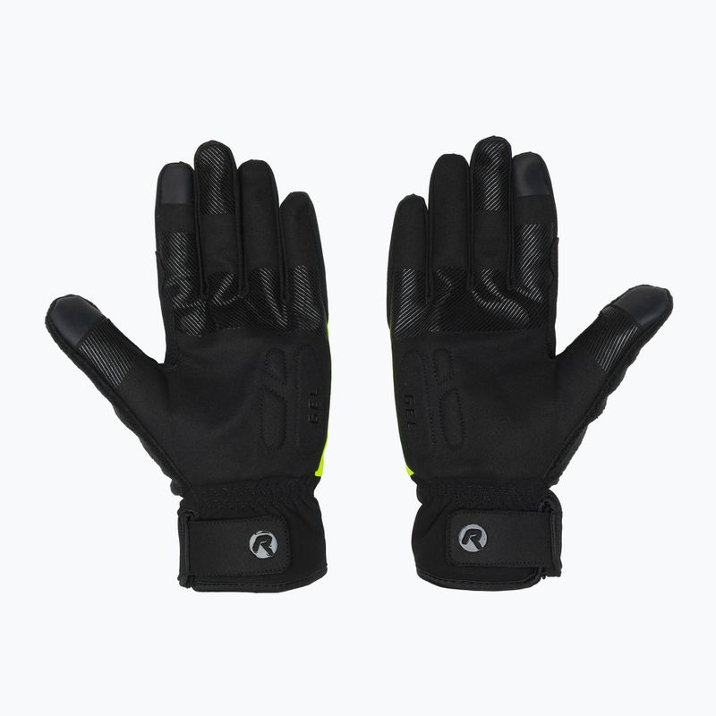 Мъжки ръкавици за колоездене Rogelli Essential Winter Waterproop fluor yellow 3