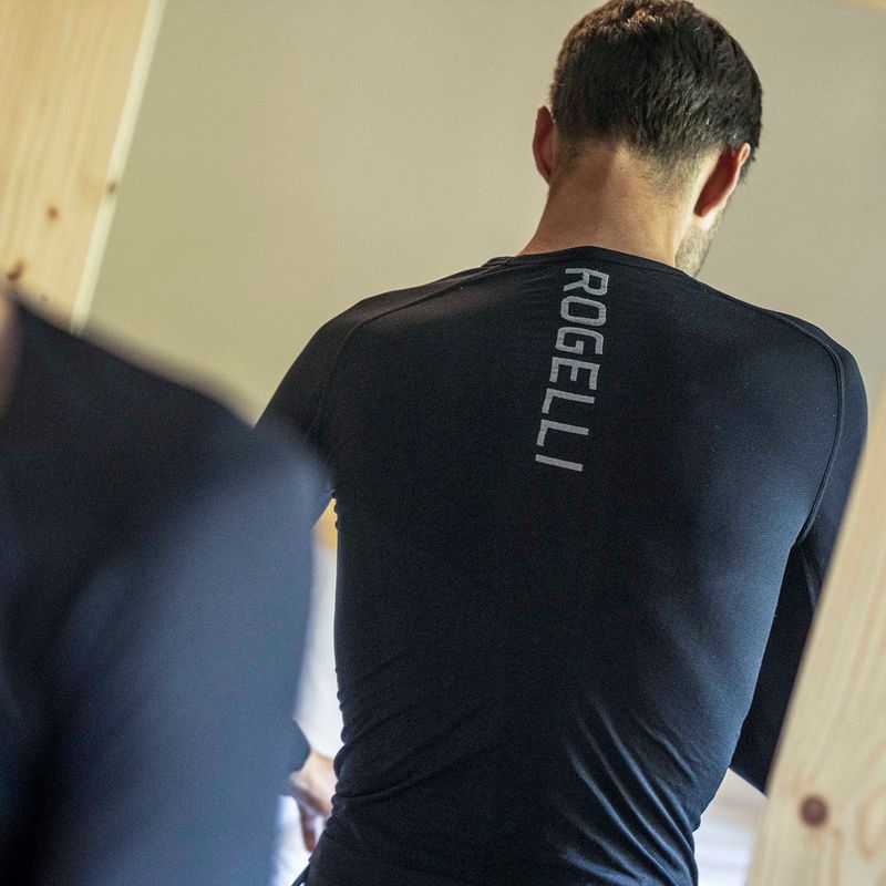 Мъжка блуза с дълъг ръкав за колоездене Rogelli Essential W black 4