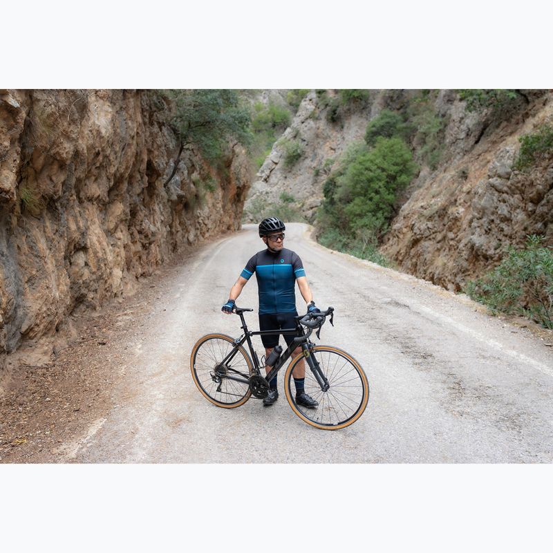 Мъжка тениска за колоездене Rogelli Hero II black/blue 6