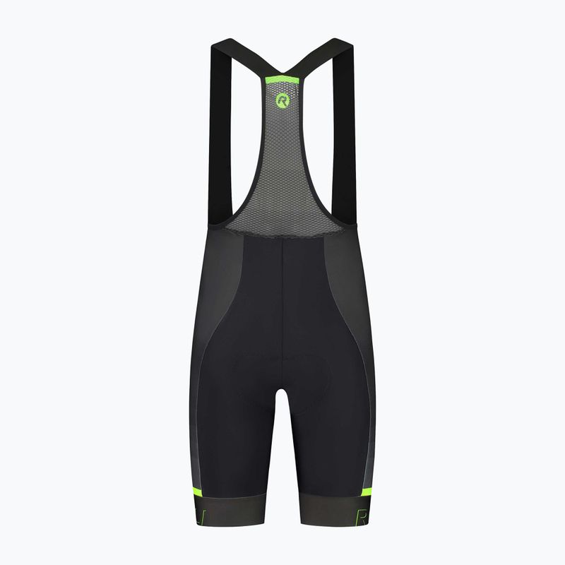 Rogelli Hero II Bib Short мъжки къси панталони за колоездене жълто/сиво/черно 4