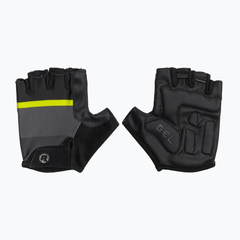 Мъжки ръкавици за колоездене Rogelli Hero II black/fluor/grey