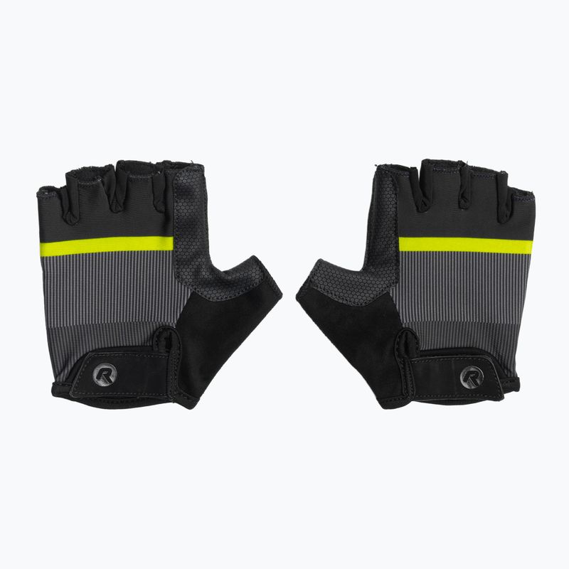 Мъжки ръкавици за колоездене Rogelli Hero II black/fluor/grey 2