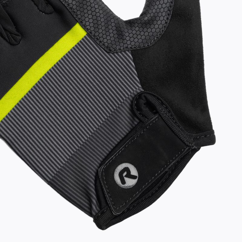 Мъжки ръкавици за колоездене Rogelli Hero II black/fluor/grey 4