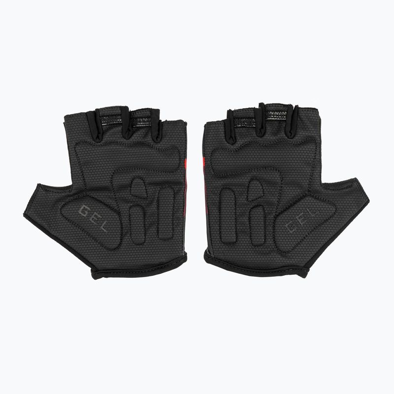 Мъжки ръкавици за колоездене Rogelli Hero II black/red/bordeaux 3